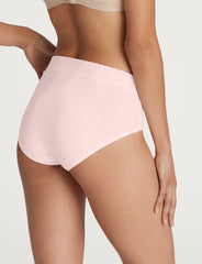 Women's Second Skin High Rise Brief, Lace Waist