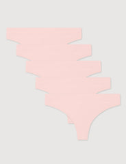 Women's Cool Cotton Thong (5-Pack)
