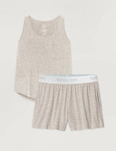 Women's Second Skin Sleep Pocket Tank & Short Set