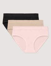 Women's Second Skin Luxe Rib Brief (3-Pack)