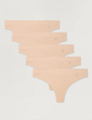 Women's Cool Cotton Thong (5-Pack)
