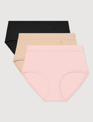 Women's Cool Cotton High Rise Brief (3-Pack)