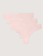 Women's Second Skin Thong (3-Pack)