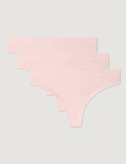 Women's Second Skin Thong (3-Pack)