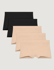 Women's Second Skin Boyshort (5-Pack)