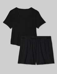 Women's Second Skin Sleep Pocket Tee & Short Set