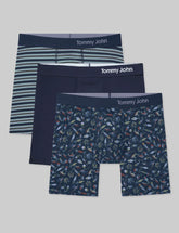Cool Cotton Mid-Length Boxer Brief 6" (3-Pack)