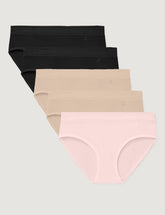 Women's Second Skin Luxe Rib Brief (5-Pack)
