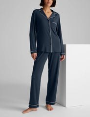 Women's Downtime Long Sleeve Pajama Top & Pant Set