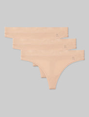 Women's Second Skin Thong (3-Pack)
