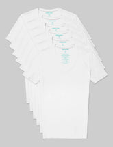 Second Skin Deep V-Neck Stay-Tucked Undershirt (6-Pack)