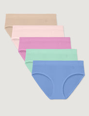Women's Second Skin Luxe Rib Brief (5-Pack)