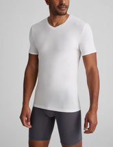 Cool Cotton High V-Neck Stay-Tucked Undershirt