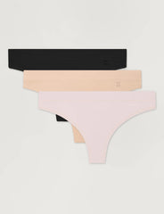 Women's Cool Cotton Thong (3-Pack)