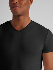 Second Skin High V-Neck Modern Fit Undershirt