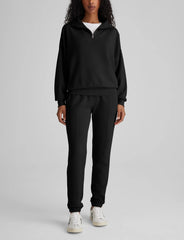 Women's Luxe Traveler Knit Quarter Zip & Jogger Set