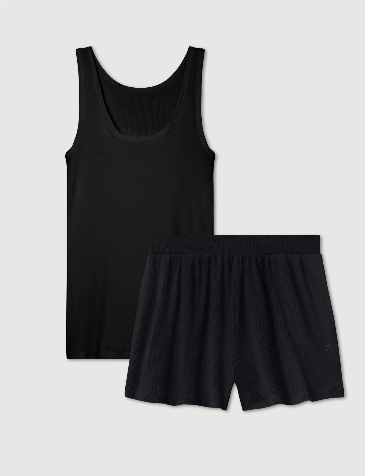 Women's Micro Rib Tank & Short Set