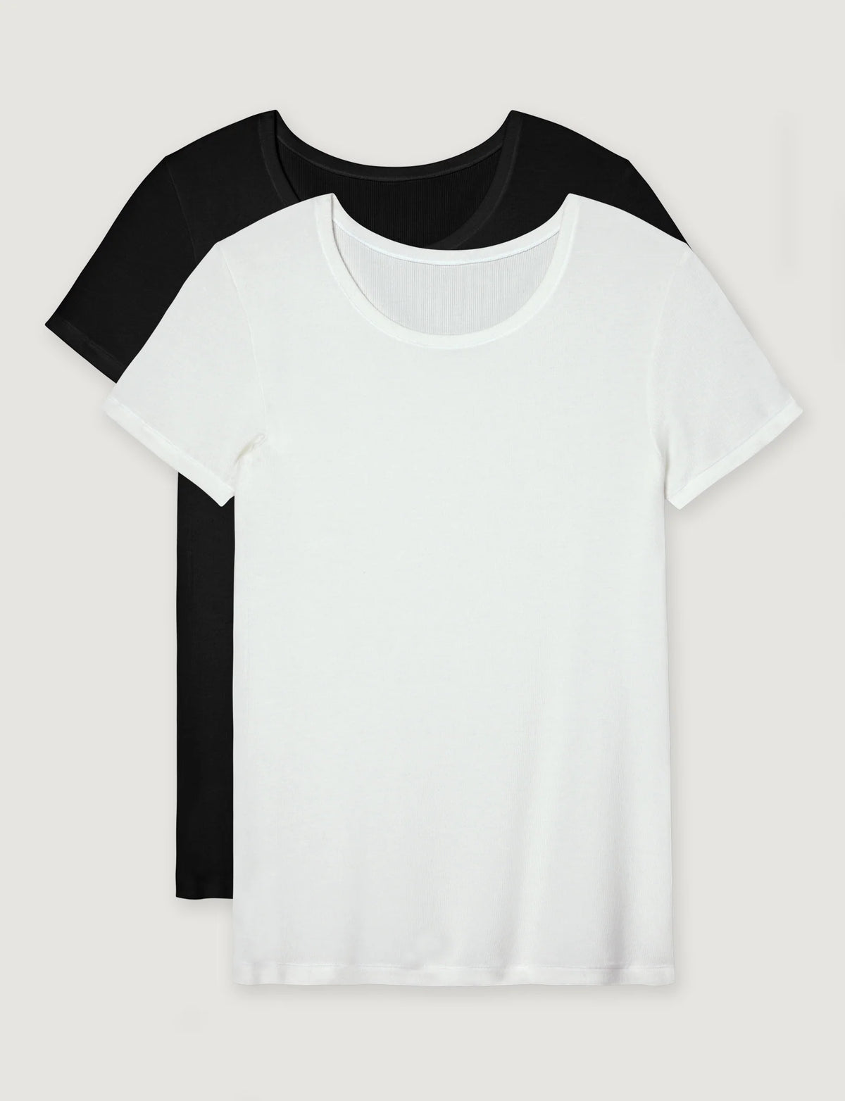 Women's Micro Rib Cap Sleeve Tee (2-Pack)