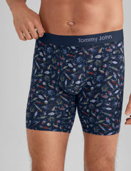Cool Cotton Mid-Length Boxer Brief 6"