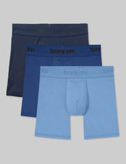 Second Skin Mid-Length Boxer Brief 6" (3-Pack)