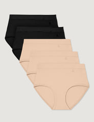 Women's Cool Cotton High Rise Brief (5-Pack)