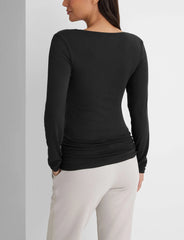 Women's Micro Rib Long Sleeve Tee (2-Pack)