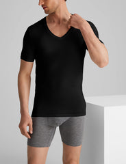 Second Skin Deep V-Neck Stay-Tucked Undershirt (6-Pack)