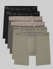 Air Mid-Length Boxer Brief 6" (6-Pack)