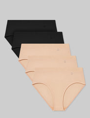 Women's Second Skin High Rise Brief (5-Pack)
