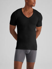 Cool Cotton Deep V-Neck Stay-Tucked Undershirt (3-Pack)