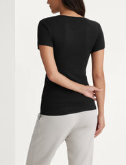 Women's Micro Rib Tee & Short Set