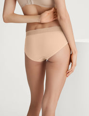 Women's Second Skin Brief, Lace Waist (3-Pack)
