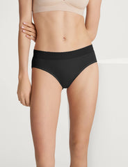 Women's Second Skin Brief, Lace Waist (5-Pack)