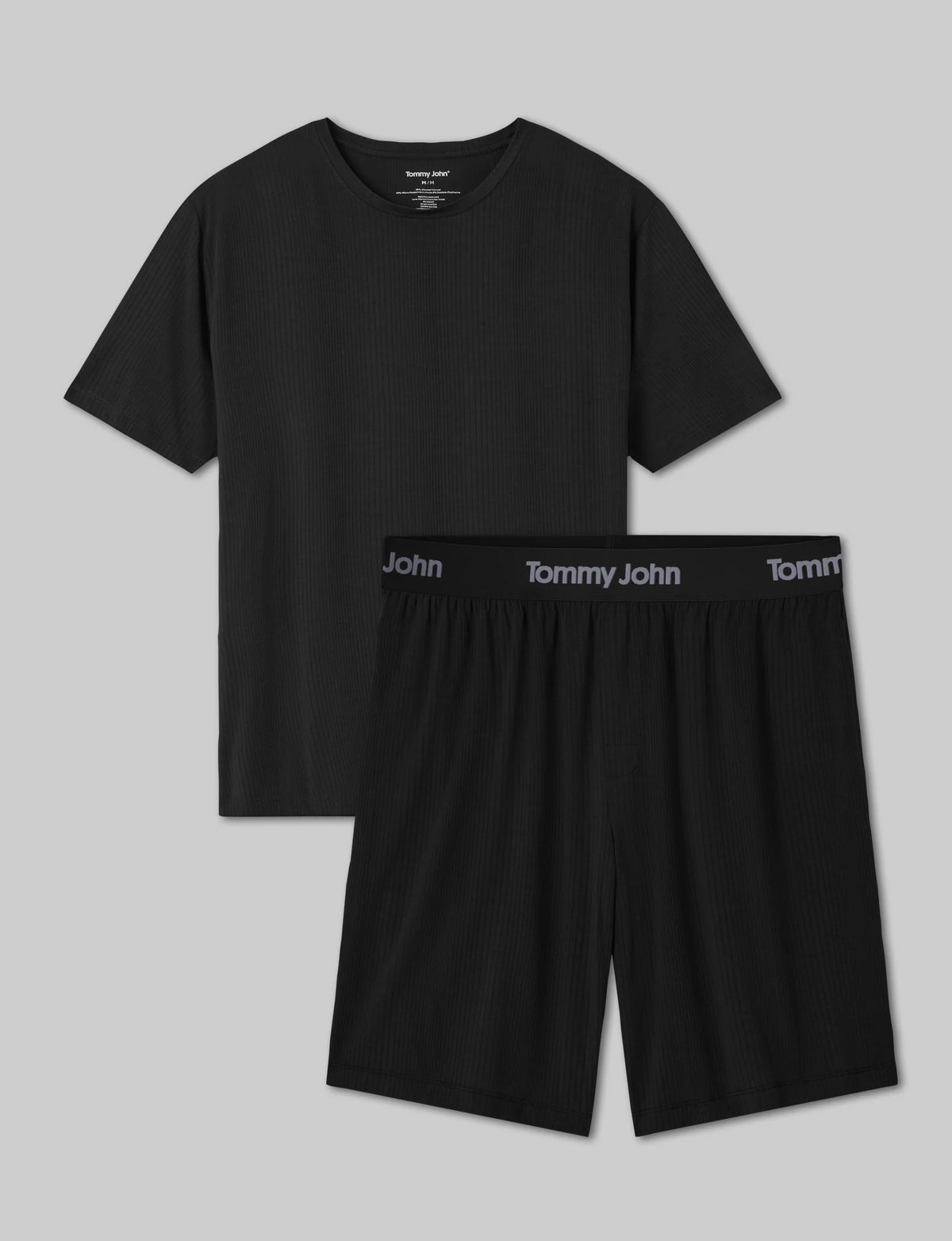 Second Skin Luxe Rib Sleep Tee & Short Set